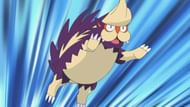 Skuntank in the anime. (Image via The Pokemon Company)